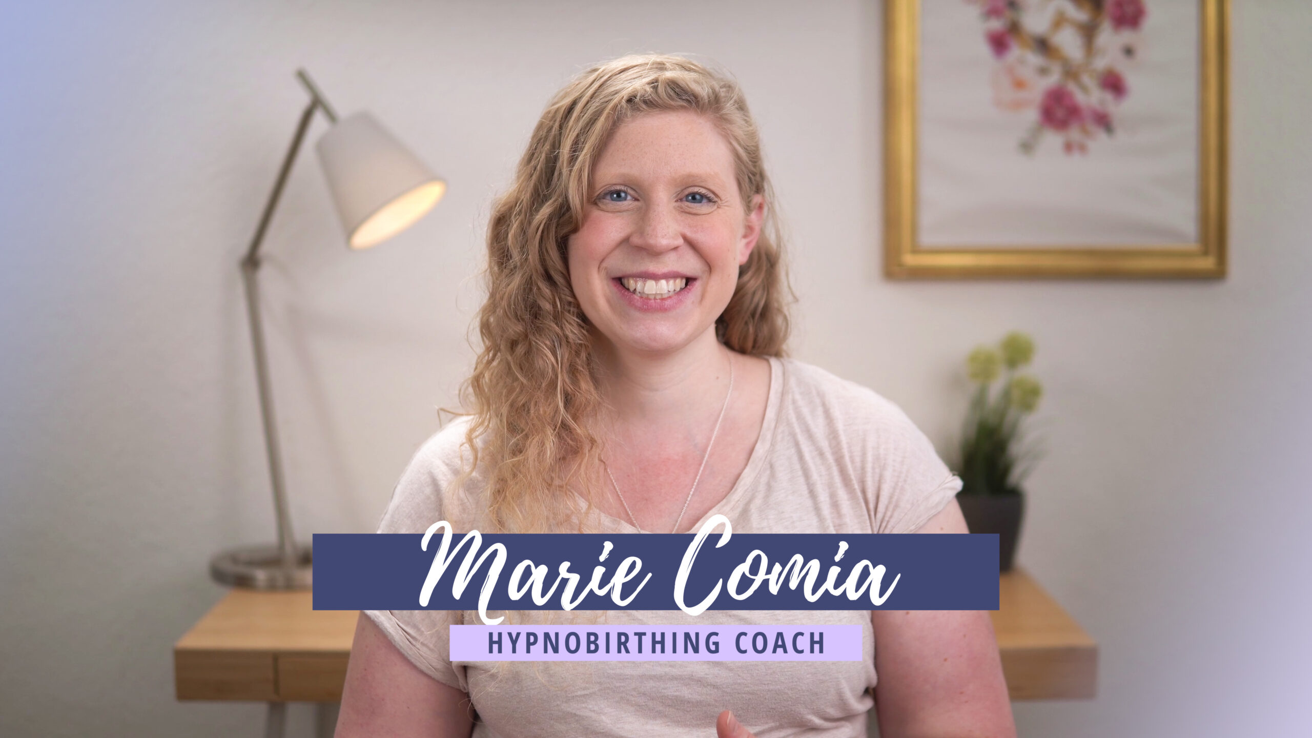 Marie Comia, HypnoBirthing Coach, stellt den Mini-Kurs vor